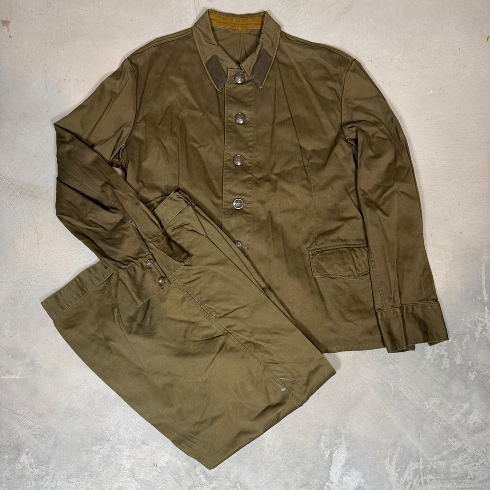 Vintage 70s Soviet Military Uniform Set Jacket Trousers M69 Size 54-3 USSR